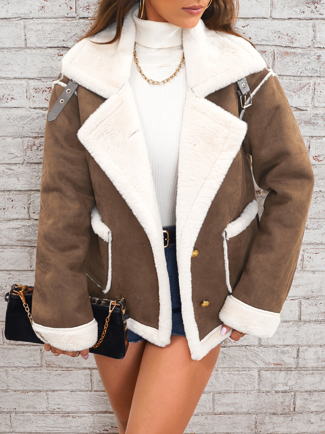 Ladies Sheepskin Jacket Cozy Lune London