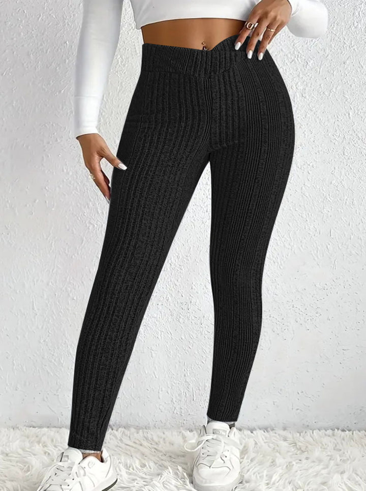 Women's tights with a modern design in ribbed mesh Lune London