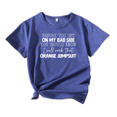 Women's Short Sleeve T-Shirt with Quirky Graphic Amarae