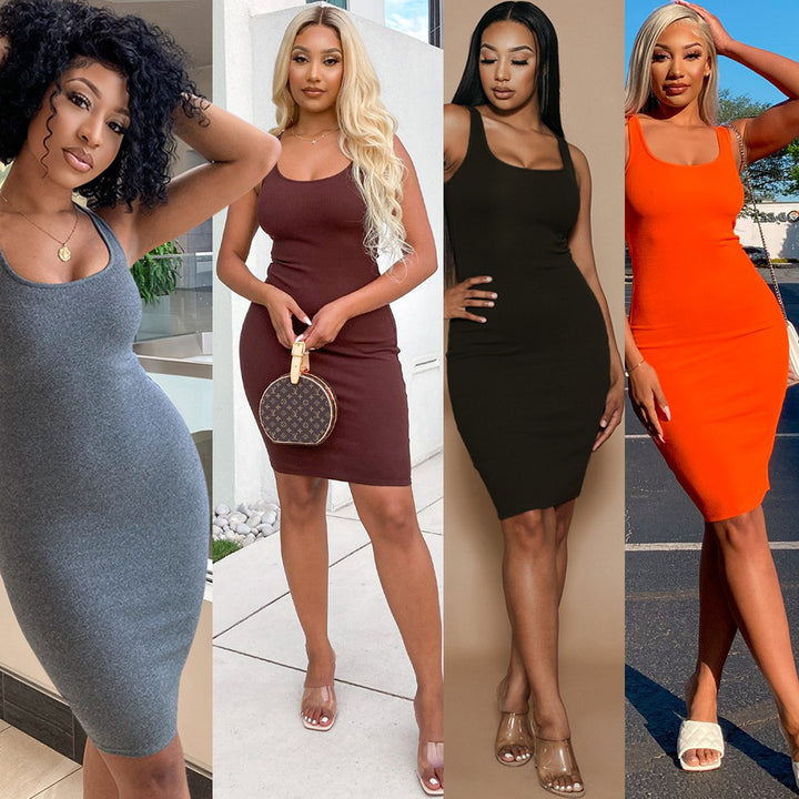 Chic and Stylish Midi Bodycon Dress for Women