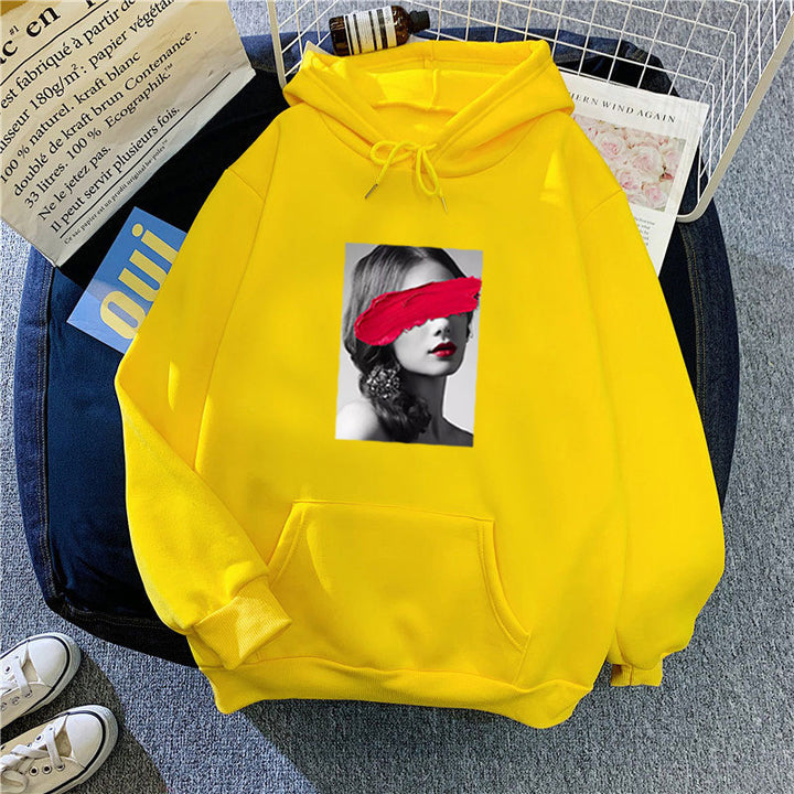 Women's hoodie with creative art design Chic & Stil