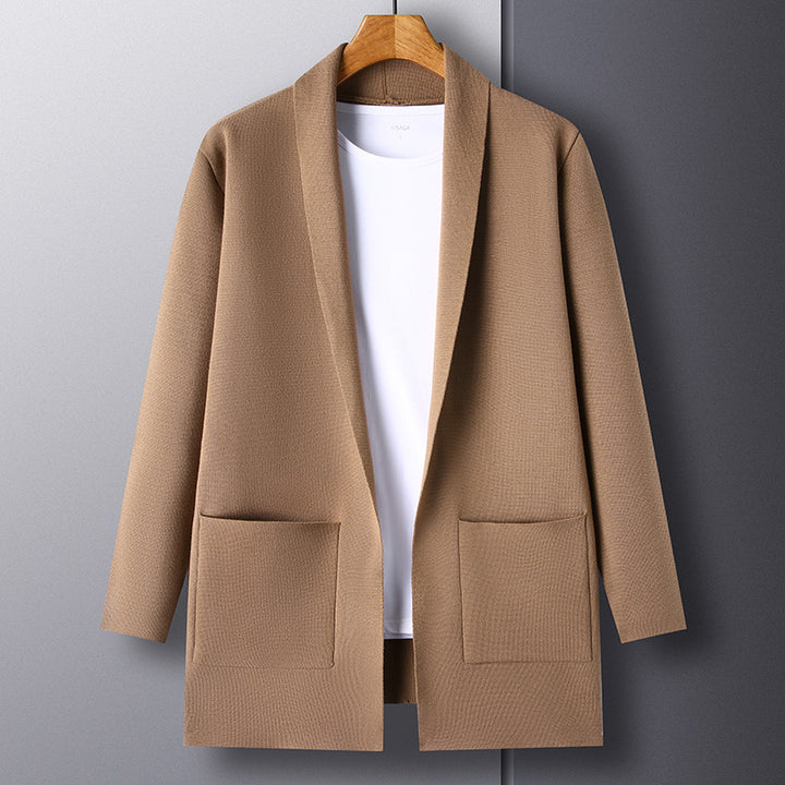 Ladies elegant cardigan with practical pocket design Lune London