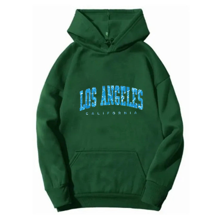 Women's hoodie with striking Los Angeles lettering Chic & Stil