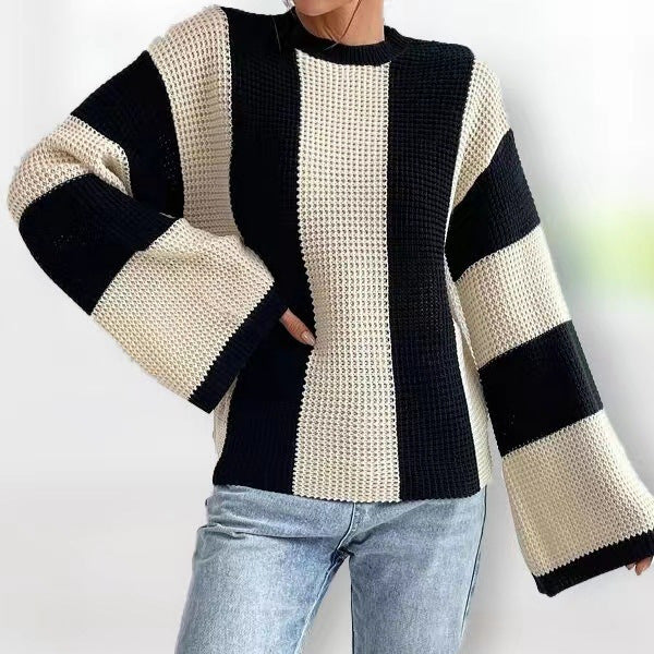 Pull-over tendance pour femmes avec manches larges Lune London