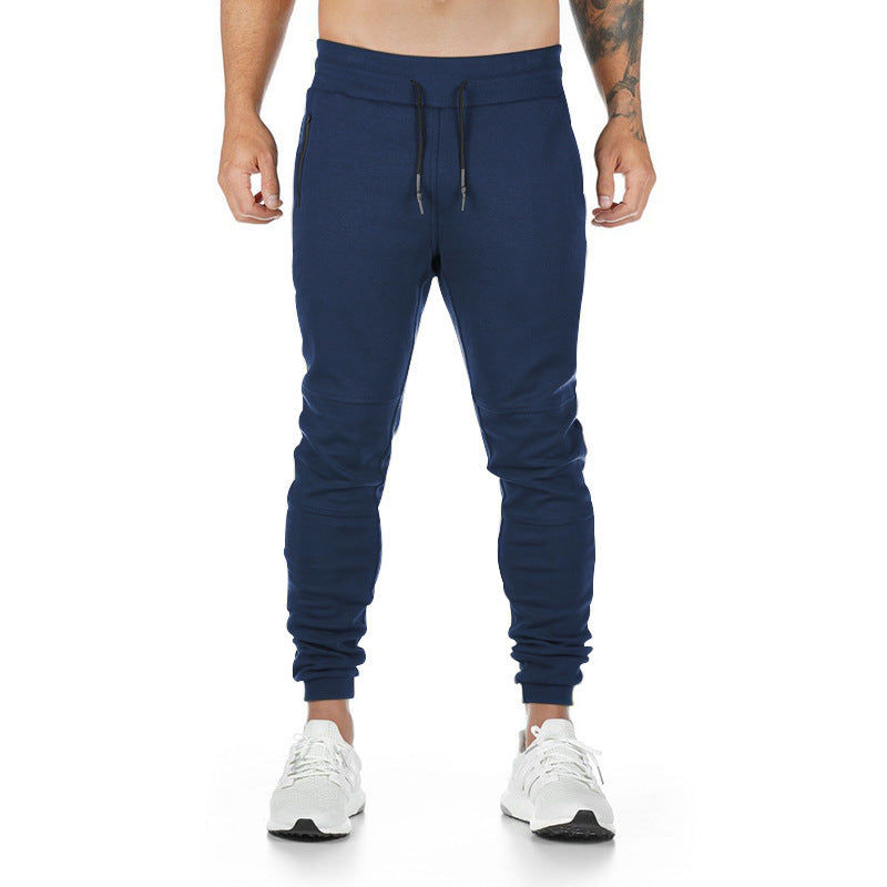 Sporty jogging pants for men with modern side pockets and elastic waist Lune London