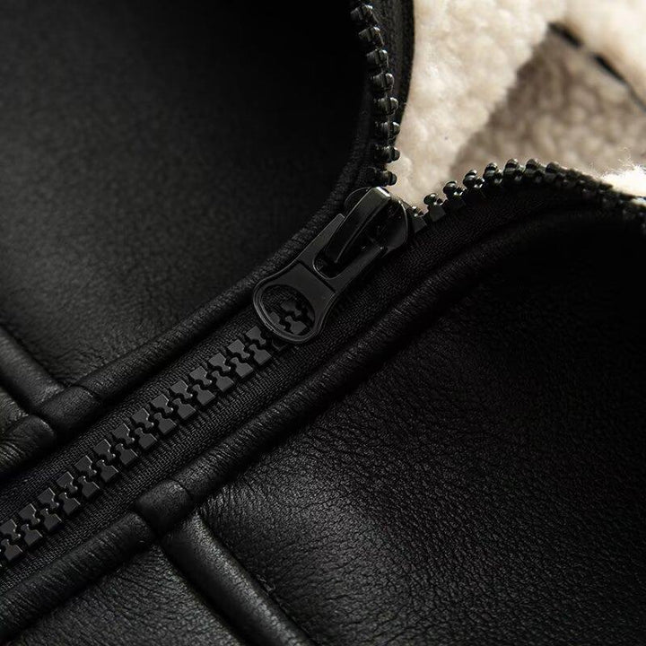 Transitional jacket for women with warm teddy lining Lune London