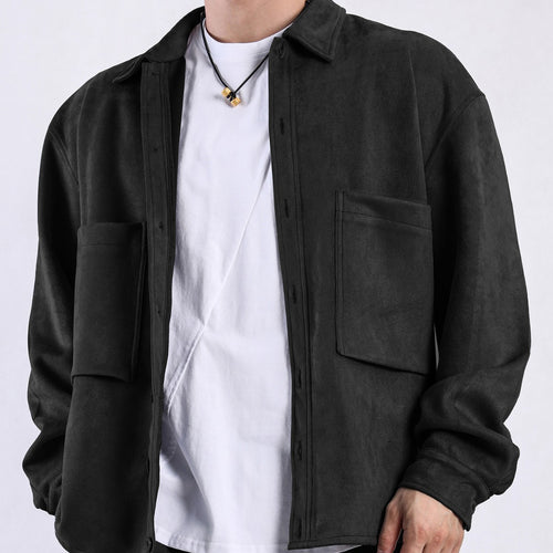Casual layered jacket for ladies with practical pockets and modern collar Amarae