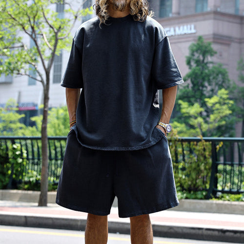 Casual short sleeve t-shirt set for men and shorts Amarae