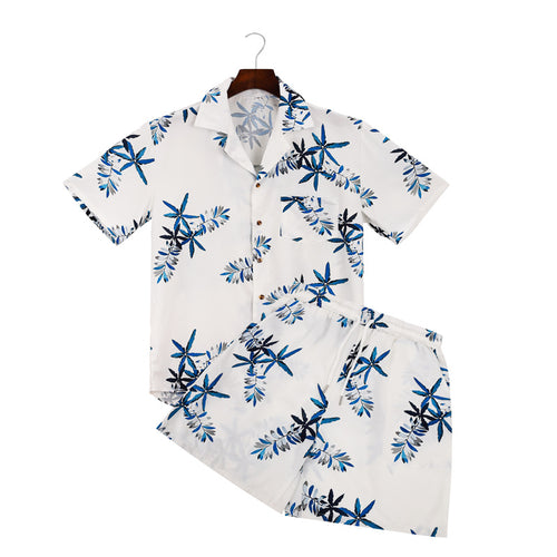 Men's holiday overalls with a floral design and a relaxed fit Amarae
