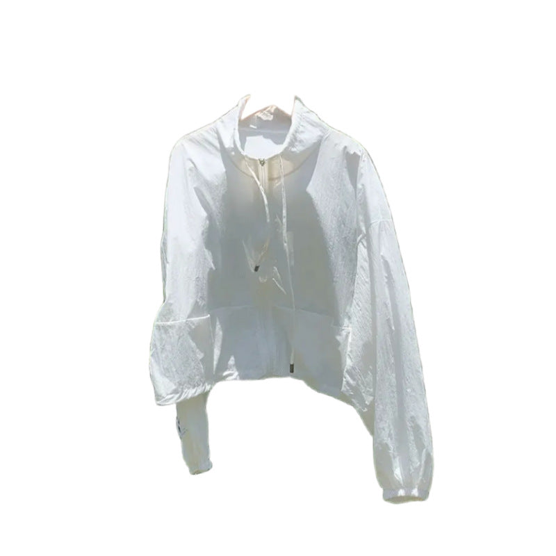 Veste de transition légère pour femmes avec fermeture éclair sur toute la longueur Chic & Stil