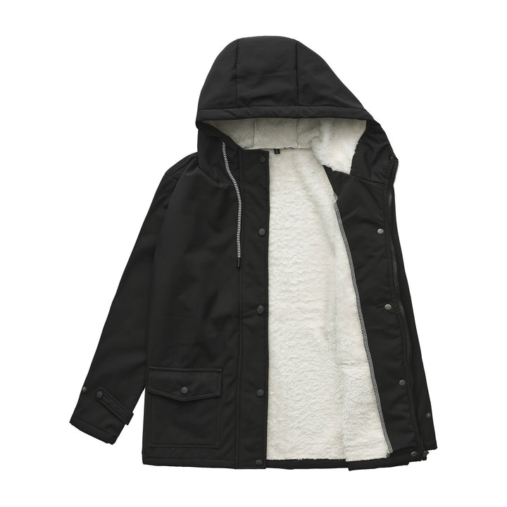 Waterproof parka jacket for women with adjustable drawstring Lune London