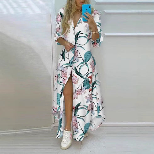 Women's Kimono Robe with Print Design Amarae