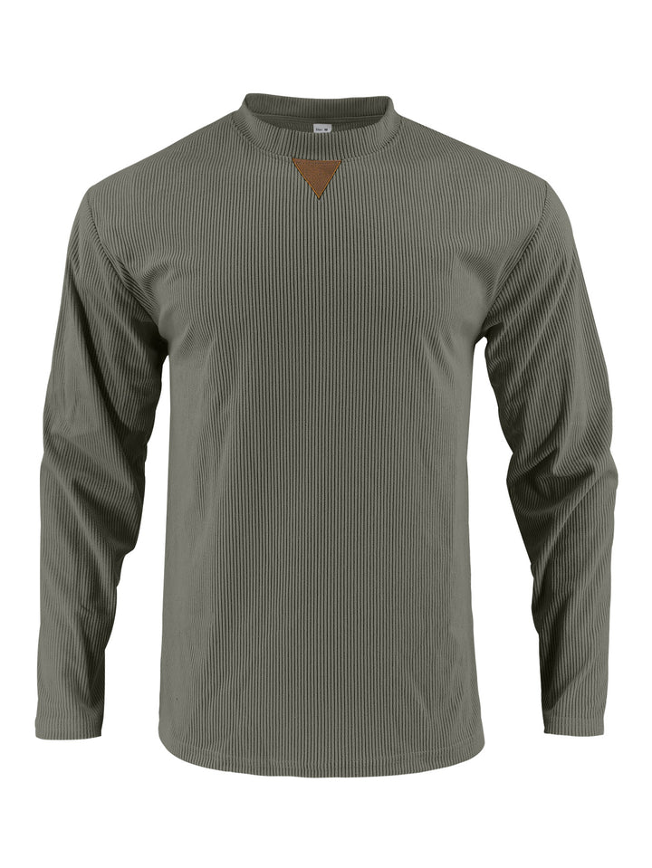Men's long sleeve sports T-shirt with innovative structured design Lune London
