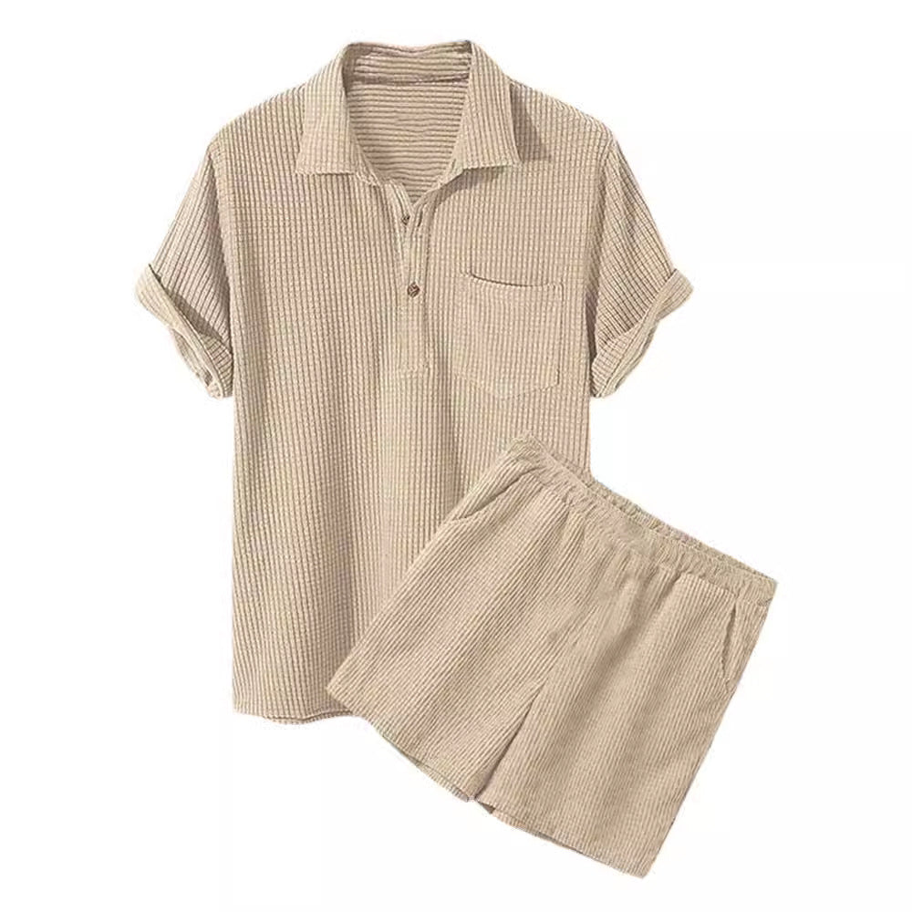 Sun pajama set for women with short t-shirt and Lune London pants