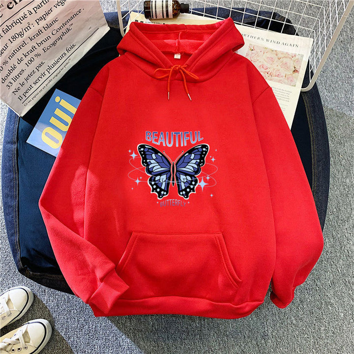 Women's hoodie with creative butterfly design Chic & Style