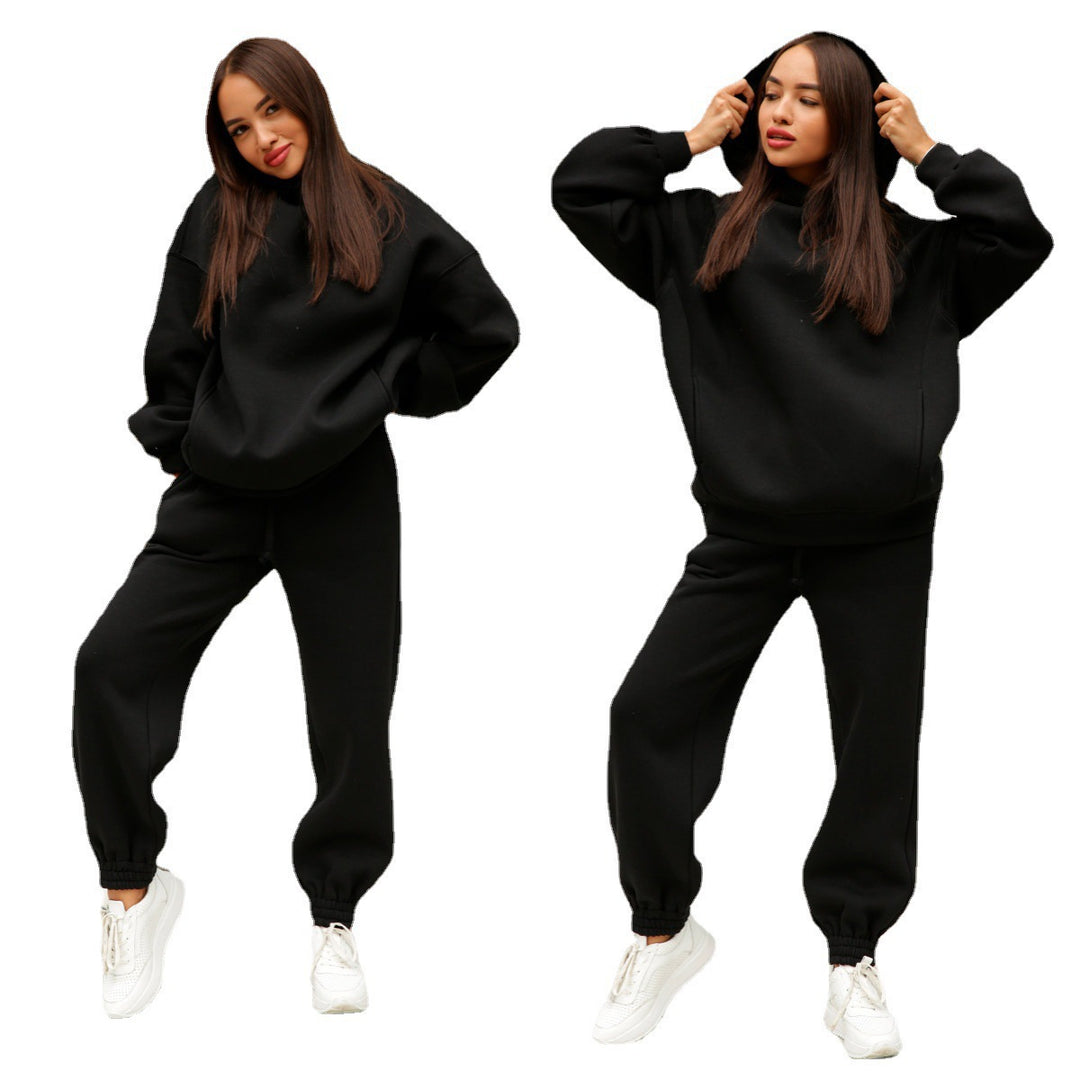 Lune London Comfortable Hooded Sweatpants Set for Women