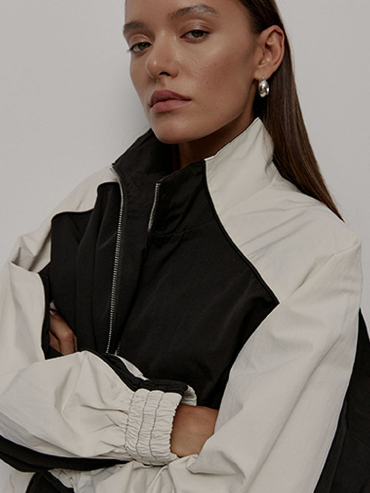 Ladies sports jacket with stand-up collar and full zip Lune London