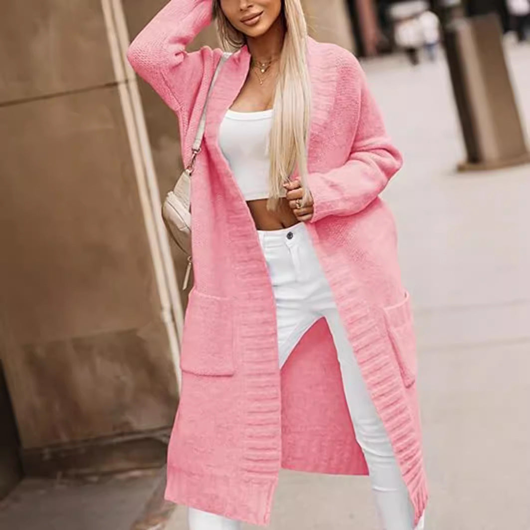 Gilet en tricot pour femmes avec poches profondes et coupe décontractée Chic & Stil