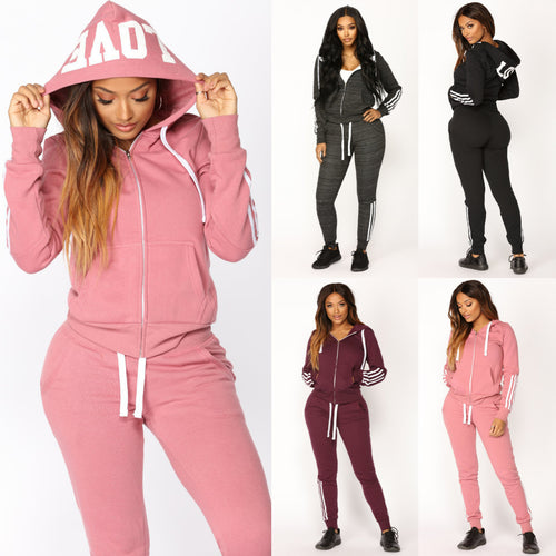 Women's tracksuit with trendy stripes Amarae