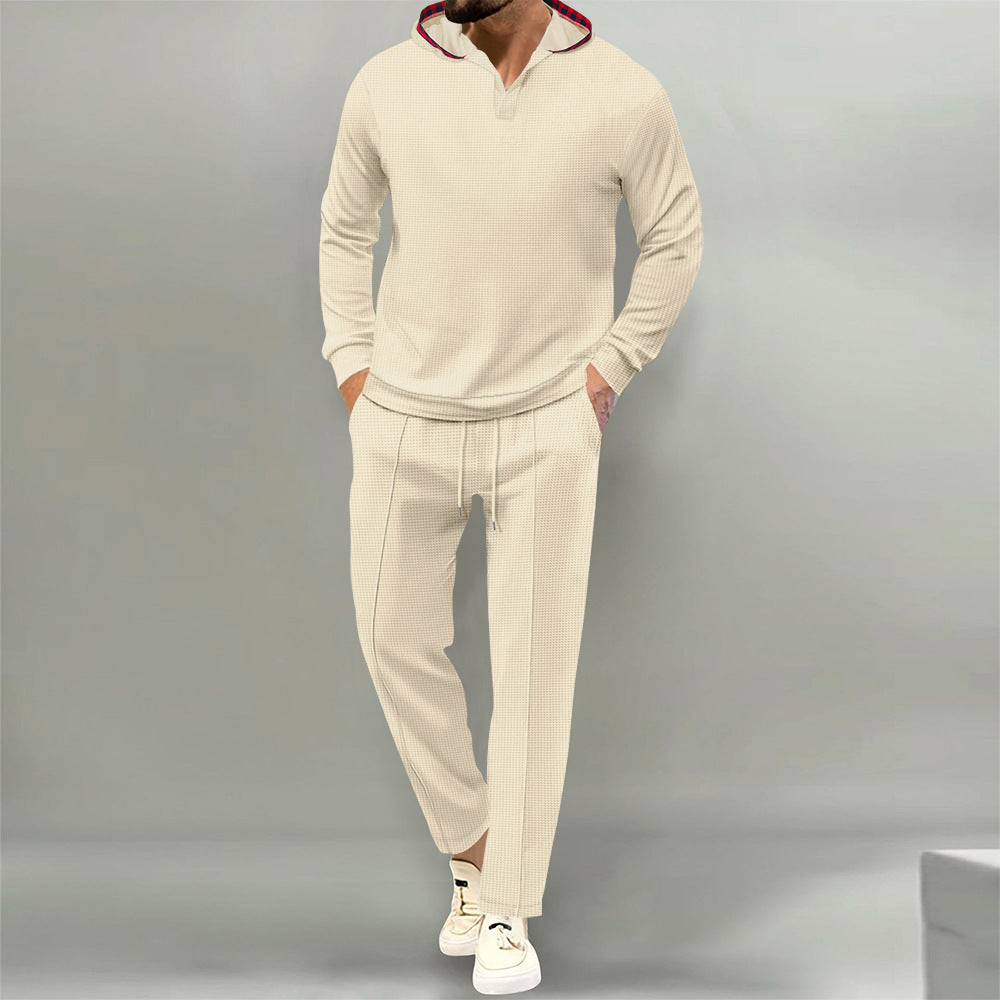 Men's comfortable waffle texture leisure suit Amarae