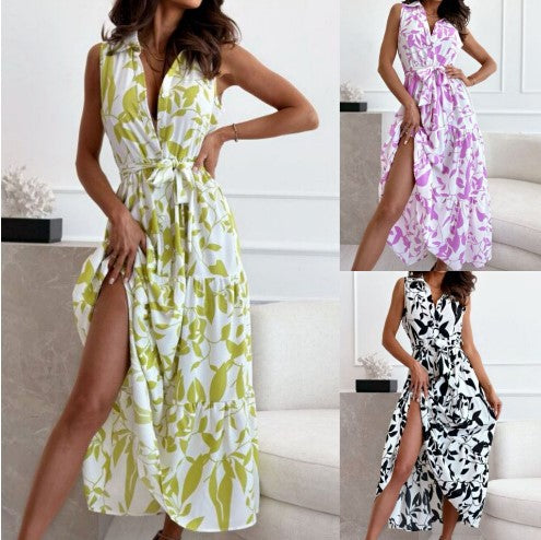 Amarae Floral Print Maxi Wrap Dress for Women