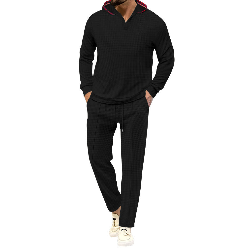 Men's comfortable waffle texture leisure suit Amarae