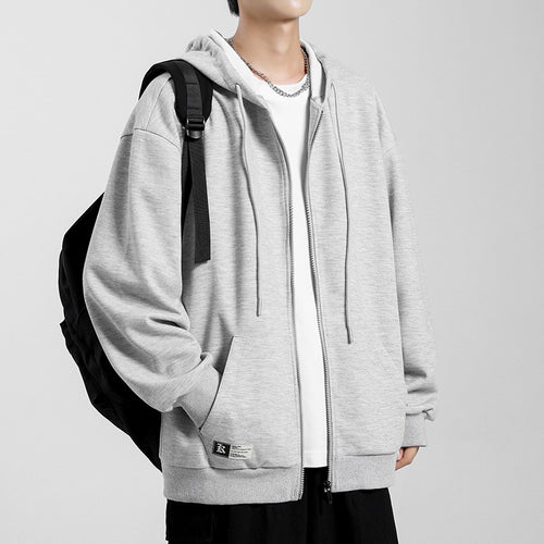 Men's comfortable zip-up hoodie with oversized fit Amarae