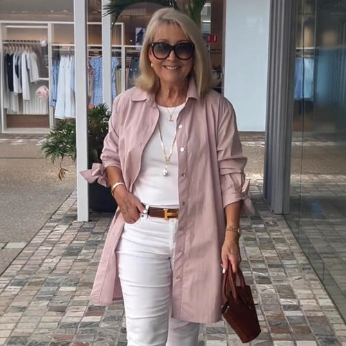 Casual shirt jacket for women with a modern cut Amarae