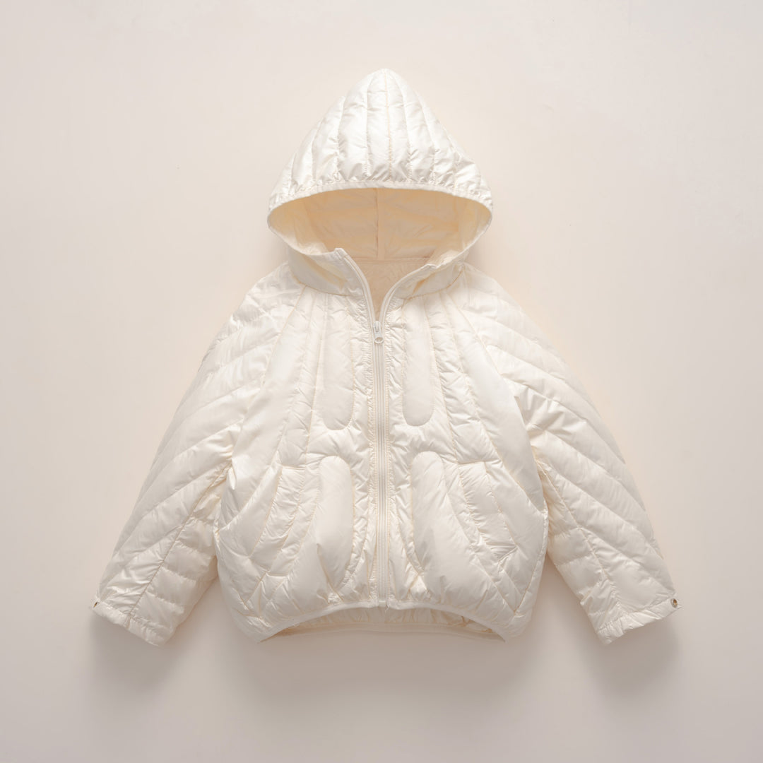 Women's quilted jacket with hood and chic and stylish design