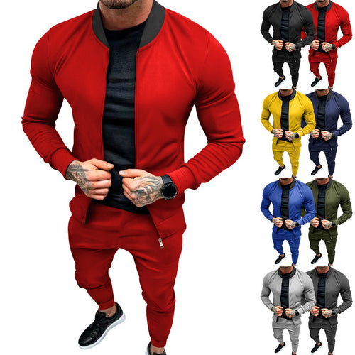 2-piece men's tracksuit with modern zip closure Amarae