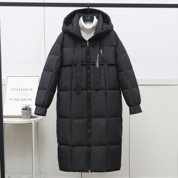 Ladies Long Chic Down Jacket