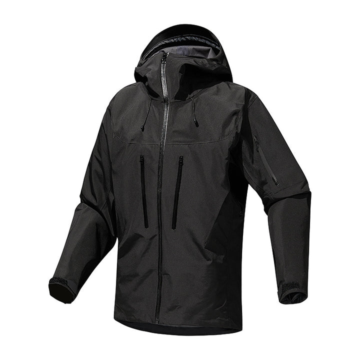 Waterproof outdoor jacket for men with ventilated inserts Chic und Stil