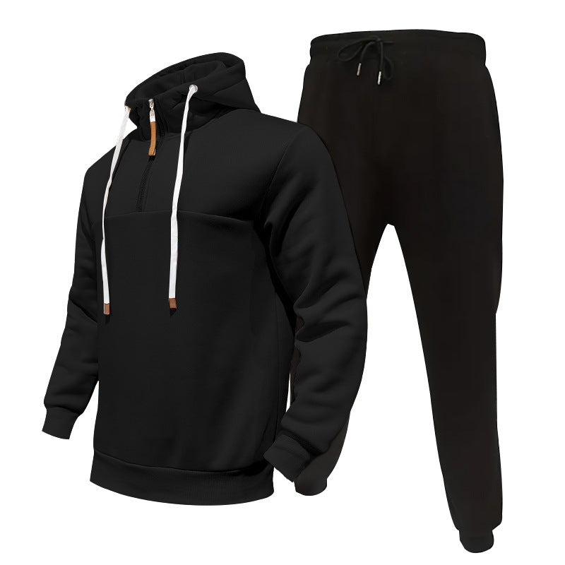 Men's Casual Hoodie and Cargo Pants Set Lune London