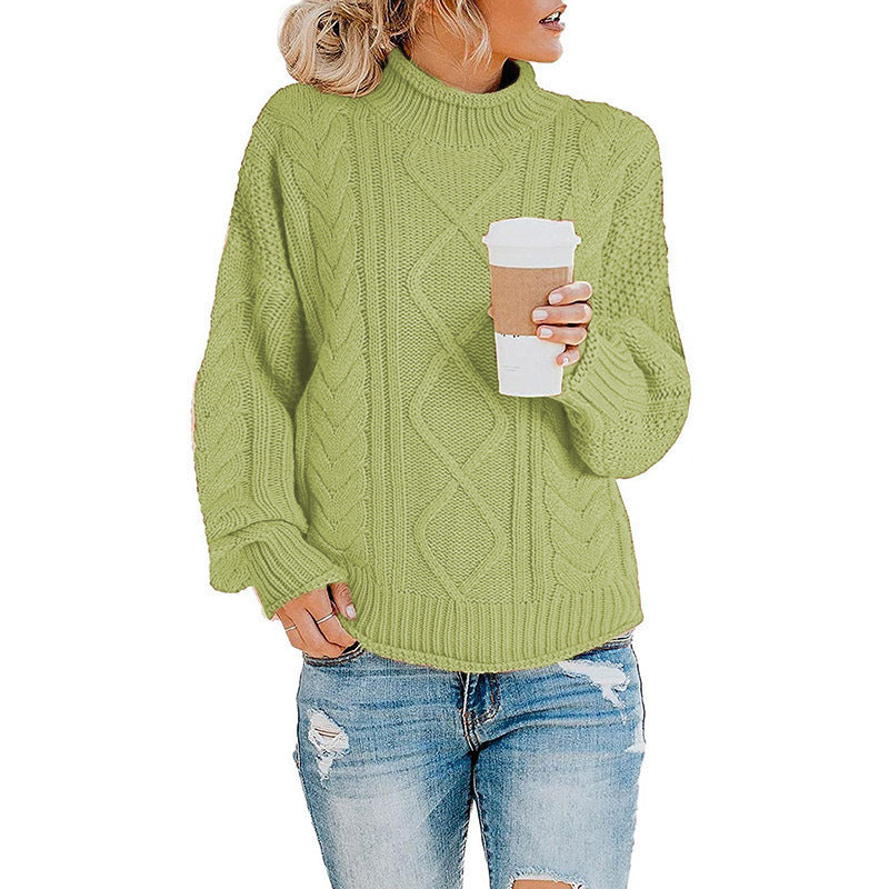 Thick Cable Knit Sweater for Women Lune London