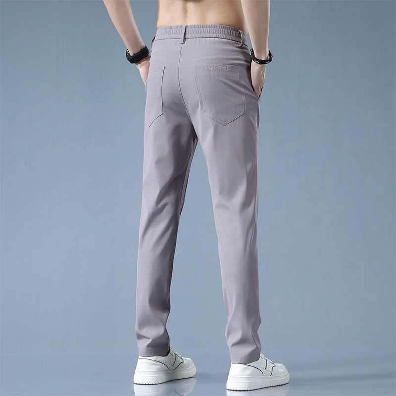 Casual pants for men with elastic waist and practical pockets Lune London