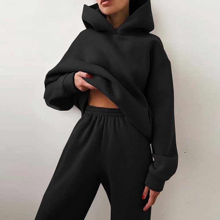 Chic and Stylish comfortable hoodie and jogging pants set for ladies