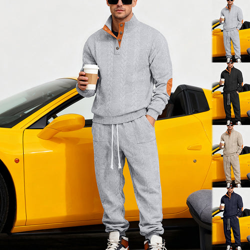 Men's comfortable knitted sweater and tracksuit set Amarae