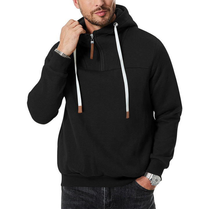 Men's Hoodie Sport with Innovative Zipper Design Lune London
