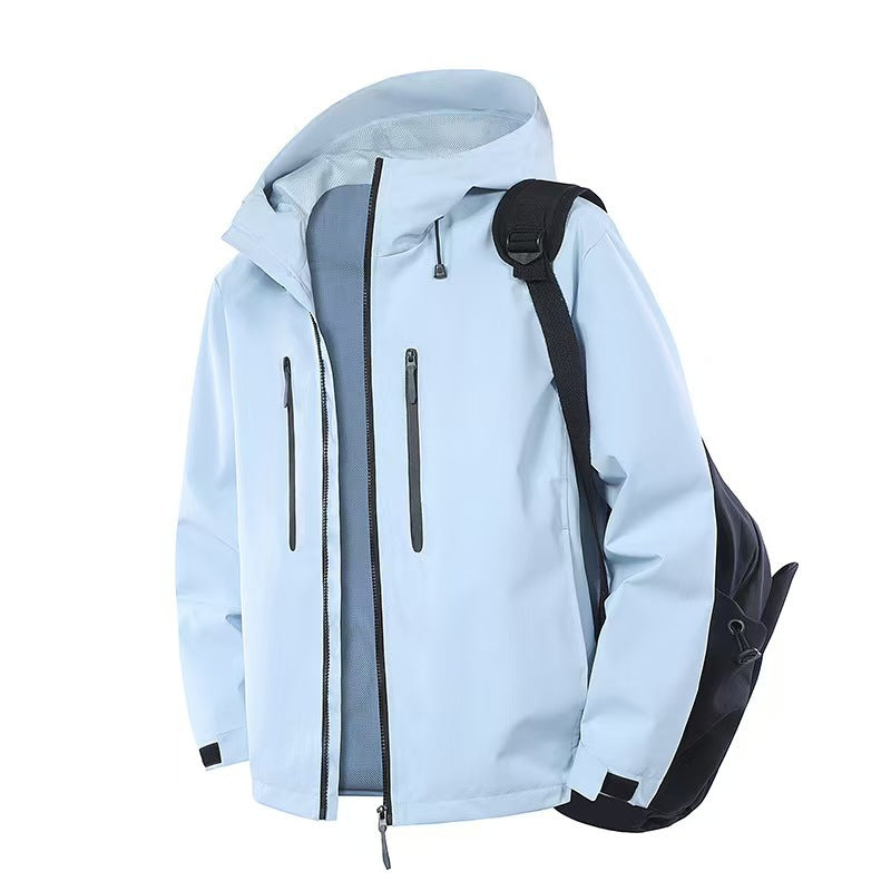 Women's functional jacket with water-repellent material and practical zip pockets Lune London