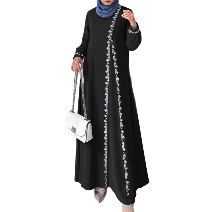 Elegant maxi dress for women with elaborate embroidery Lune London
