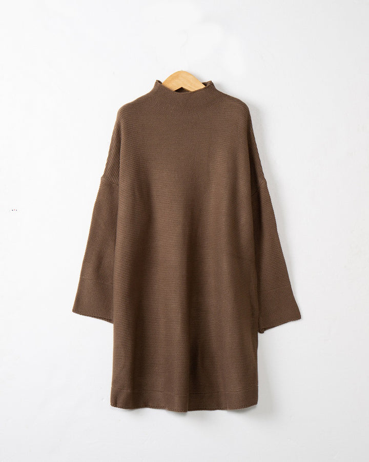 Ladies Large soft knit turtleneck sweater Lune London
