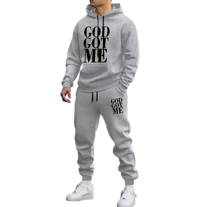 Men's tracksuit with modern statement print Chic & Stil
