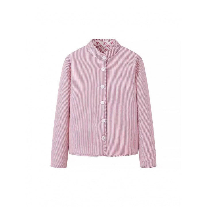 Reversible cotton jacket for women with elegant print Amarae