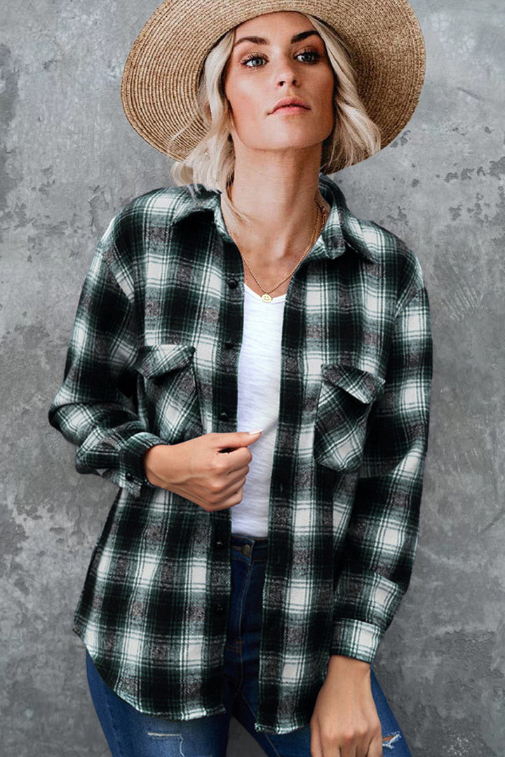Checkered blouse for women Lune London