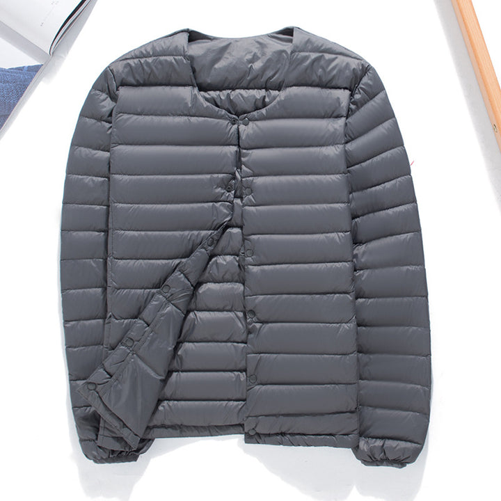 Men's ultralight quilted down jacket without hood Amarae