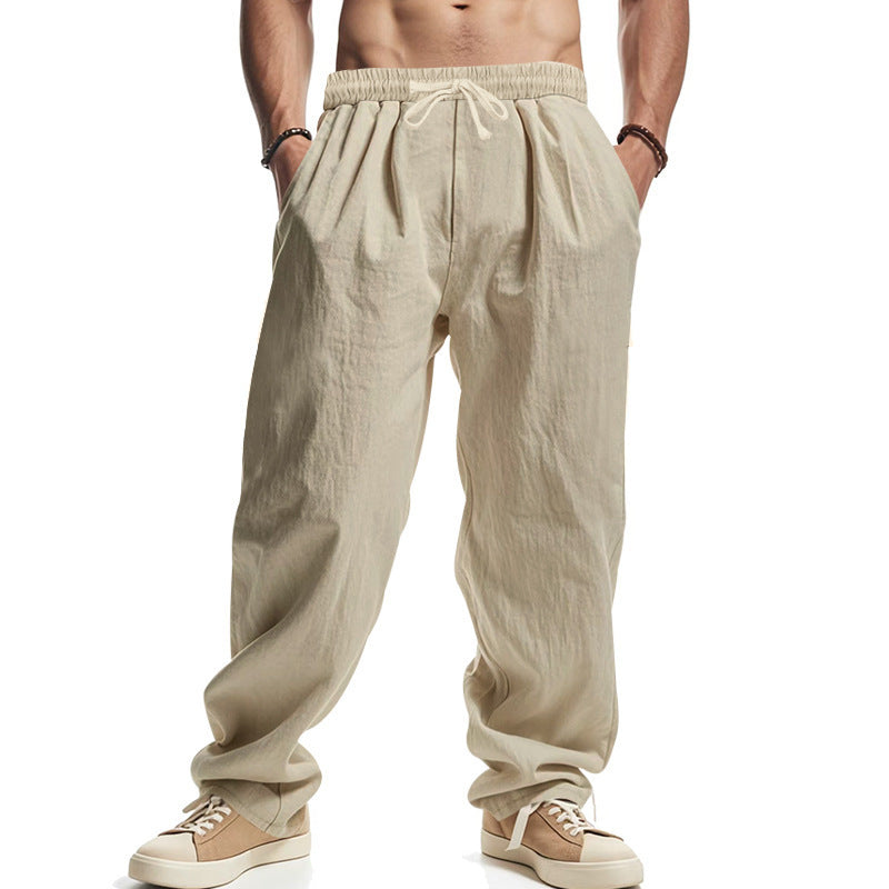 Casual cotton jogging pants for men with elastic waist Lune London