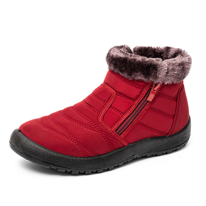 Women's insulated winter boots with non-slip sole and convenient zipper Lune London