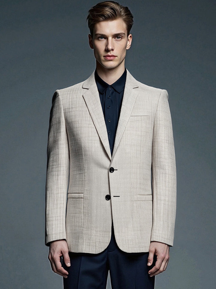 Modern structured suit jacket for men Lune London