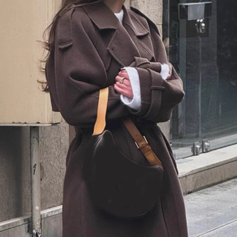 Oversized wool coat for women Amarae