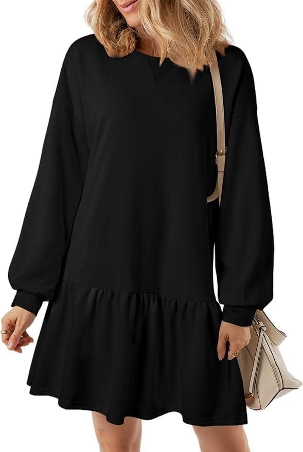 Casual dress for women with a loose fit and voluminous sleeves Lune London